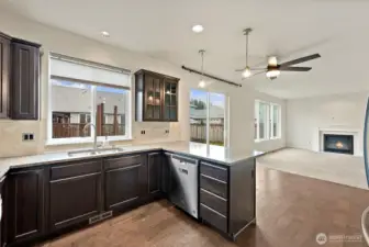 Open Concept Kitchen~Living Space