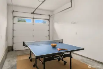 Second garage isn't just parking for a third car! Convert the extra space into a gym/indoor training, workshop, arts & crafts, game room, extra storage or... ?