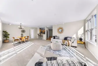 Fresh paint and brand new carpet throughout