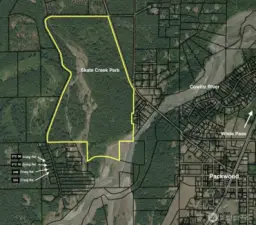 Map of parcel and surrounds