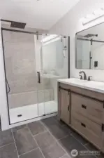 Master walk-in shower