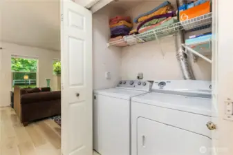 Washer and dryer stay!