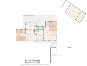 Floorplan for seeing layout of home, etc.