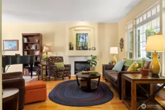 Another close up of a living room