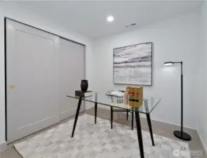 Downstairs office/den