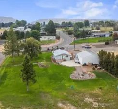 Back view of the neighborhood.