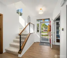 This home is flooded with light in every corner- even on cloudy days