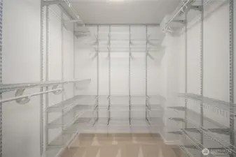 Primary bedroom closet
