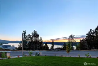 View from the front lawn looking West.
