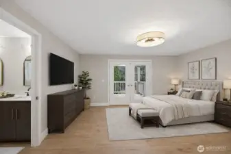 Primary Suite Virtual Stage