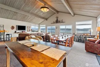 Olympic Vista Clubhouse with private beach and dock