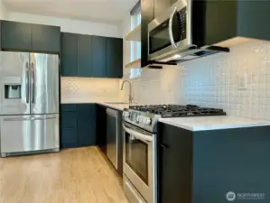 Main floor great room and kitchen