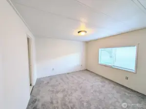 Primary bedroom with full bath off.