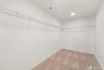 Primary closet
