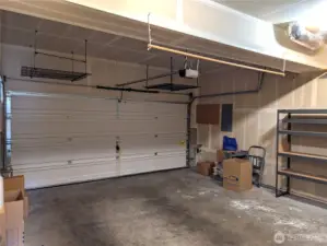 Large 2 car garage