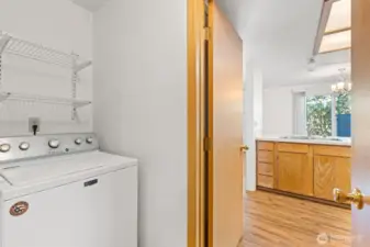 Laundry room.