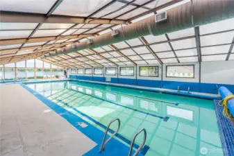 Beach Club with an indoor  pool for those chilly winter months.