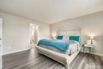 Wake up to comfort and convenience with direct access to your private en suite bath — a seamless blend of relaxation and everyday luxury.