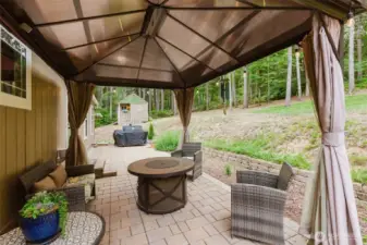 Patio seating area