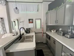 Well thought our kitchen area.