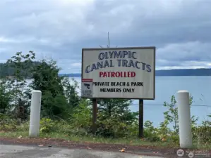 Welcome to the Olympic Canal Tracts. Your home away from home !