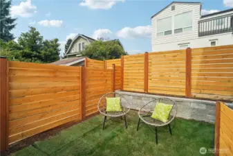 Private yard