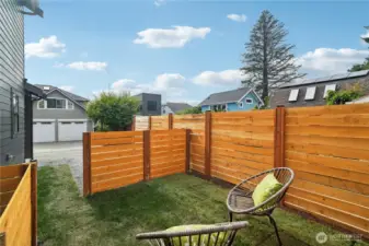 Private yard