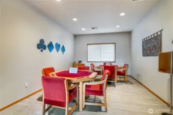 Private card room.