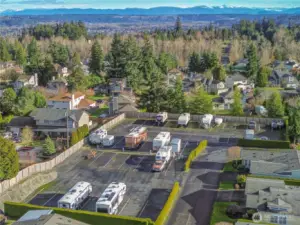 RV parking is available on site.