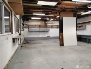 You can fit four cars in here.