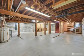 Unfinished basement