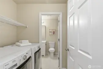 Laundry on main level