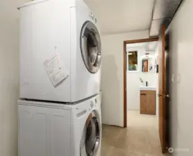 Newer Washer and dryer.