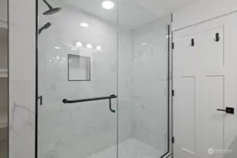 Stunning new shower