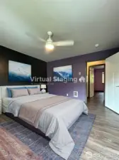 Master bedroom with Ensuite Master Bath and walk in closet