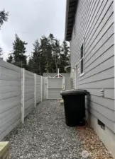 Side yard view.