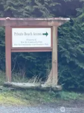 Bon Air Community Club HOA has beach access.
