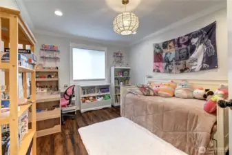Bedroom 3 with walk in closet.