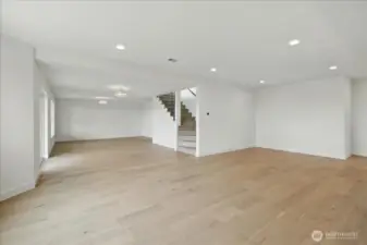 Dining and living room