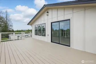 Upstairs deck