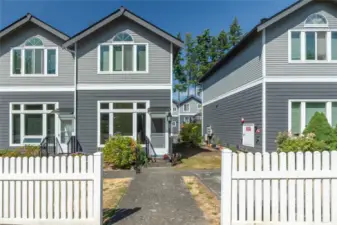 Conveniently located row houses.