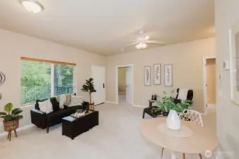 Inviting living space with plenty of room for entertaining