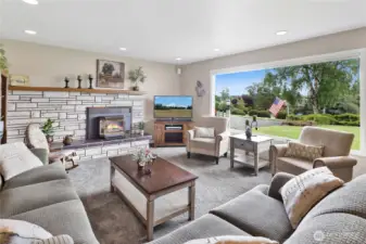 We absolutely love the enormous giant south-facing window that fills the room with light and offers a perfect view of all the activity happening below.