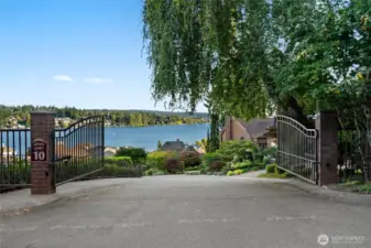 One of the few premier gated communities in Kirkland