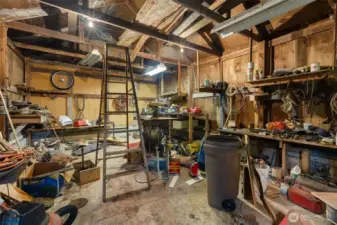 Still be cleared out- a true workshop ready for the next homeowner