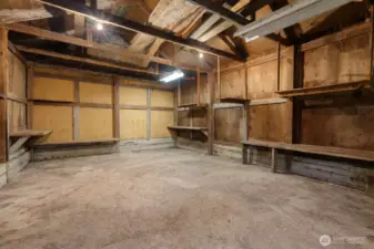 A workshop ready for the next owner.