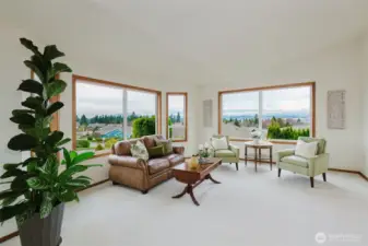 Living Room with generous windows