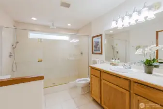 Primary ensuite - huge shower!