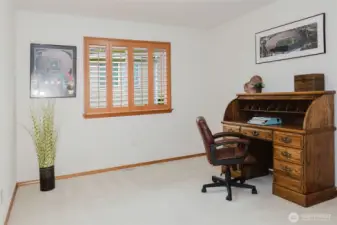 Bedroom #3 set up as office