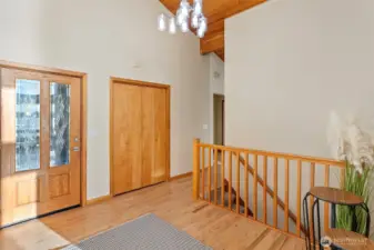 Light-filled entryway leading to the main living spaces.
